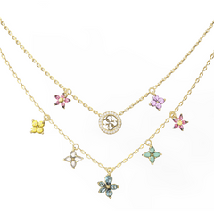 Guess Secret Garden Gold-coloured Necklace JUBN06028JWYGMCT-U