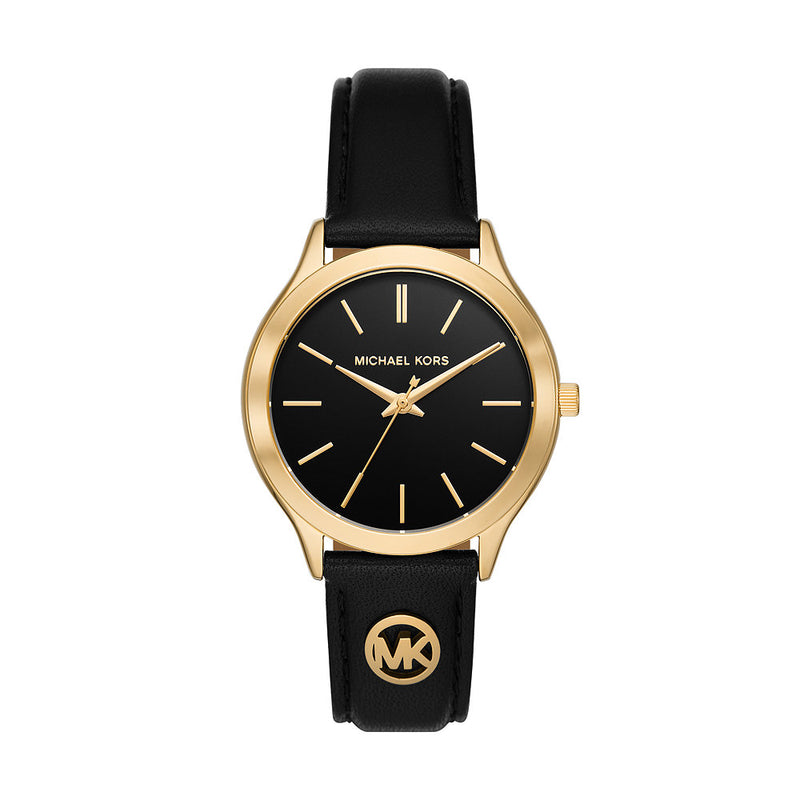 Michael Kors Slim Runway Femmes Montre Noir MK7553-zoom-