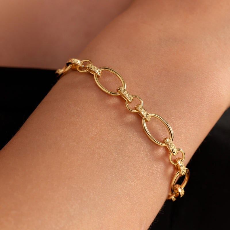 Parte Di Me Bibbiena Poppi Bracelet Plaqué or 14 carats PDM32140-zoom-
