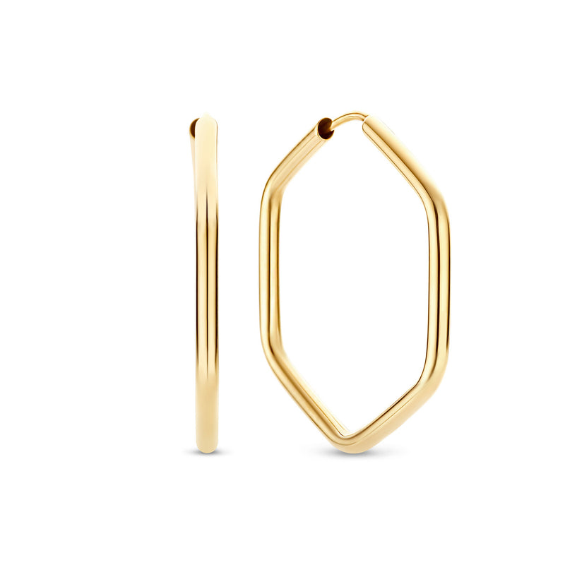 Beloro Jewels La Rinascente Femmes Créoles Or 9 carats BO360059-zoom-