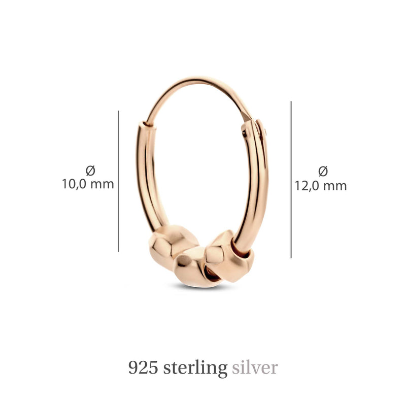 Violet Hamden Sisterhood Feminine Créoles en Argent 925 Sterling Plaqué Or Rose VH360037-zoom-