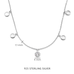 Violet Hamden Luna 925 Sterling Silver Necklace VH340039