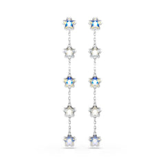 Swarovski Chroma Stars Silver-Tone Earrings 5754184