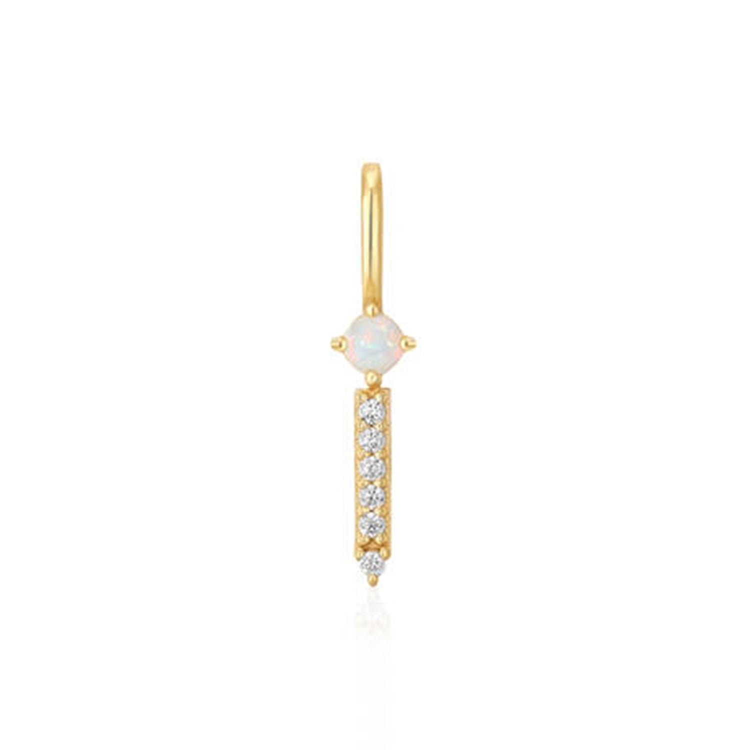 Ania Haie Gold Kyoto Opal Sparkle Bar Charm AH-NC048-01G