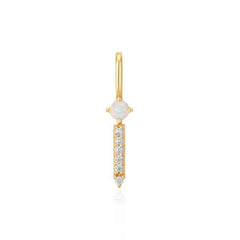 Ania Haie Gold Kyoto Opal Sparkle Bar Charm AH-NC048-01G
