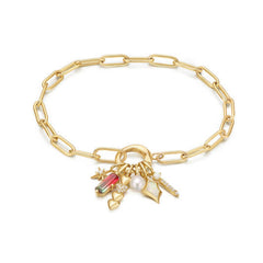 Ania Haie Gold Kyoto Opal Sparkle Bar Charm AH-NC048-01G