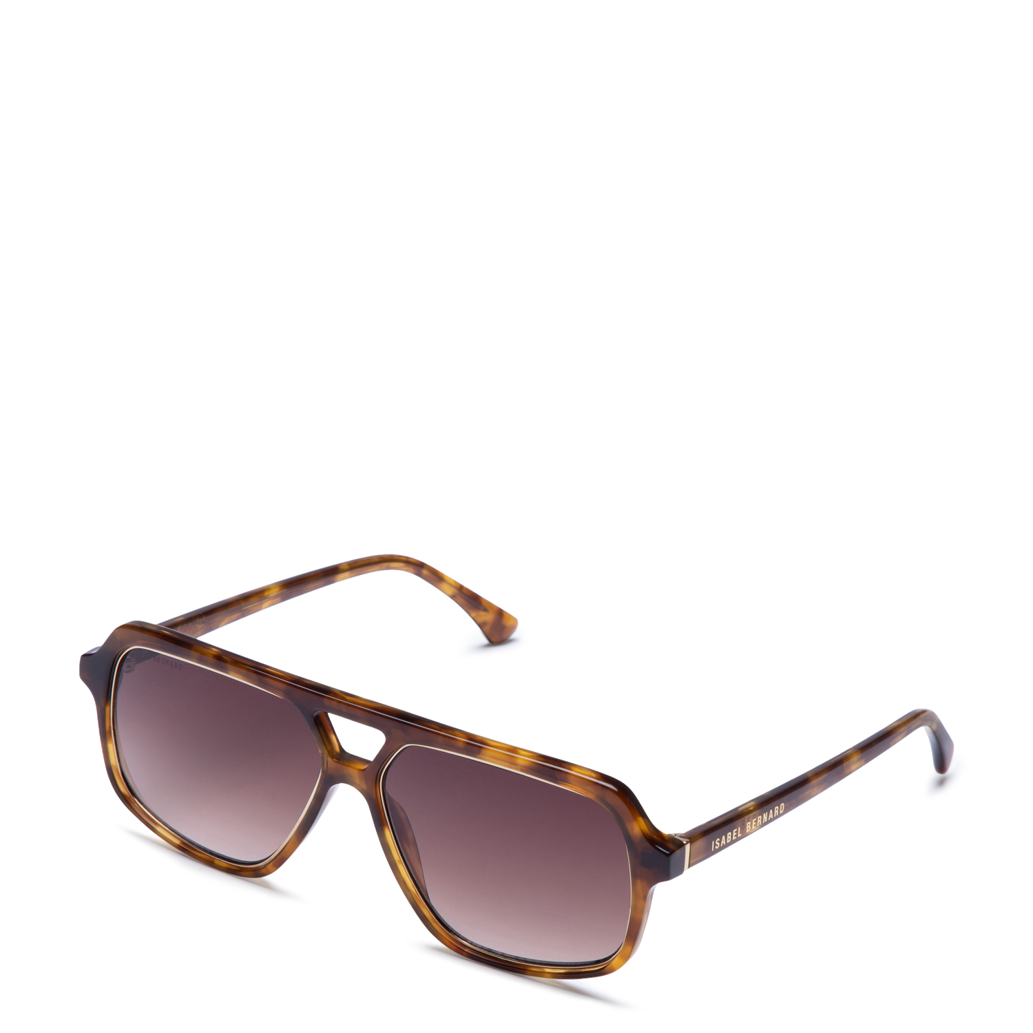Isabel Bernard La Vilette Demi Brown Sunglasses IB380009-13-14-zoom-1