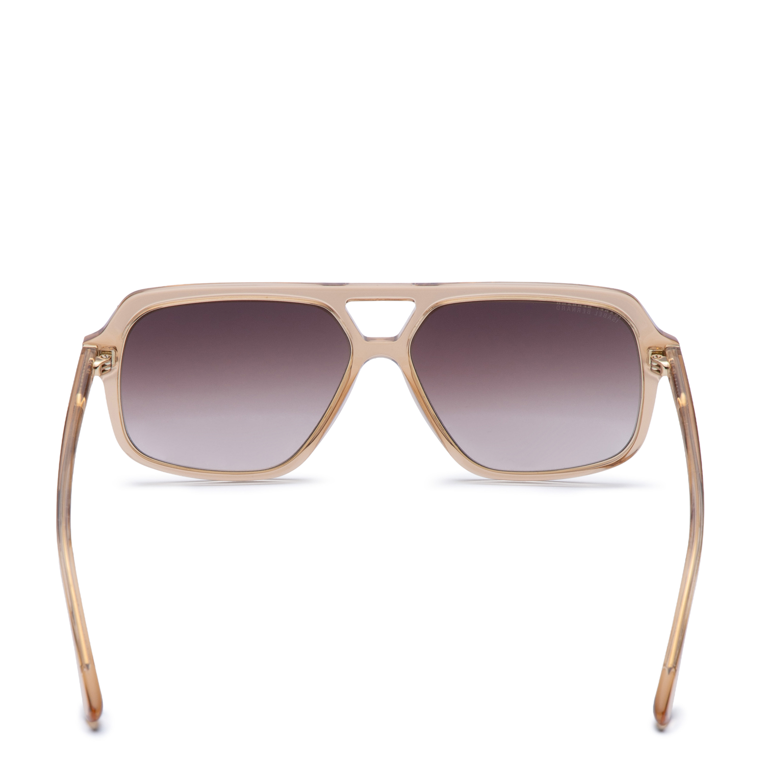 Isabel Bernard La Vilette Transparent Brown Sunglasses IB380009-14-14