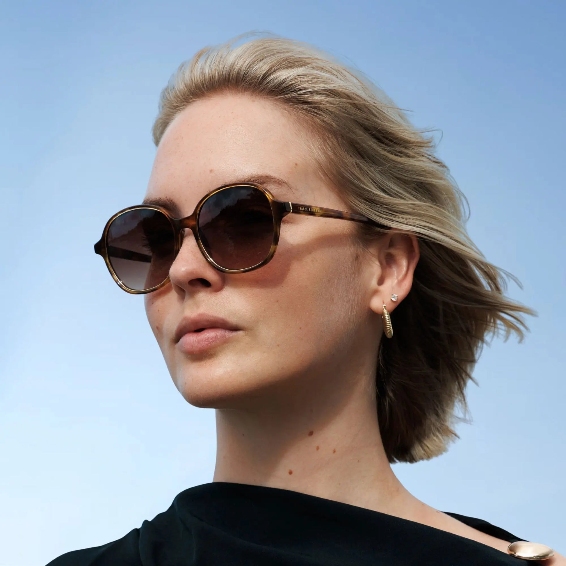 Isabel Bernard La Vilette Demi Brown Sunglasses IB380010-13-14