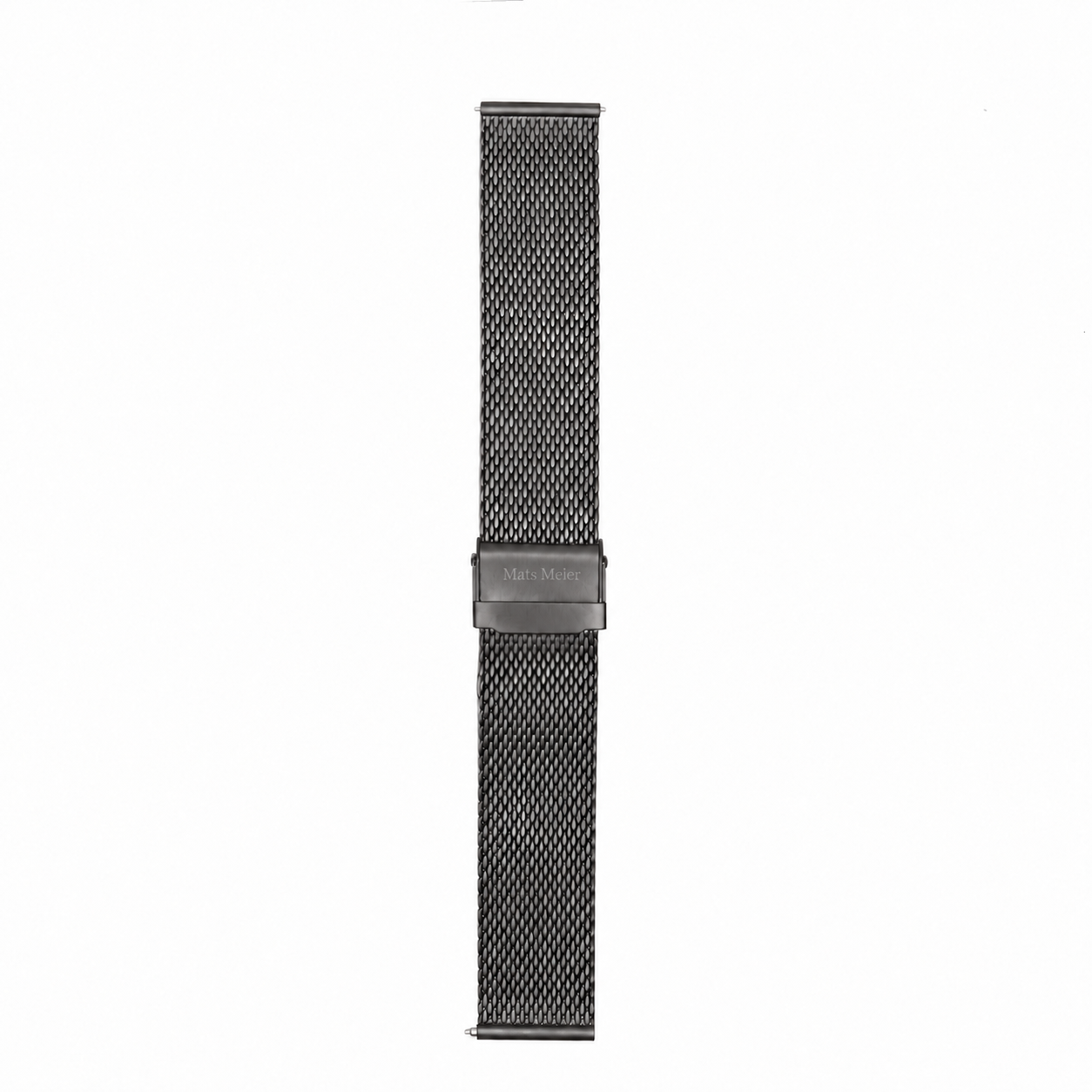 Mats Meier Mont Vélan Stalen Mesh Watchstrap 22 Mm Gunmetal MM40007