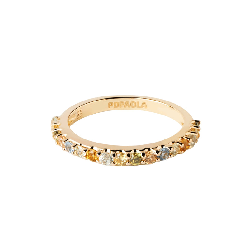 P D Paola Color Bague Plaqué or 18 carats AN01-C07-10-zoom-