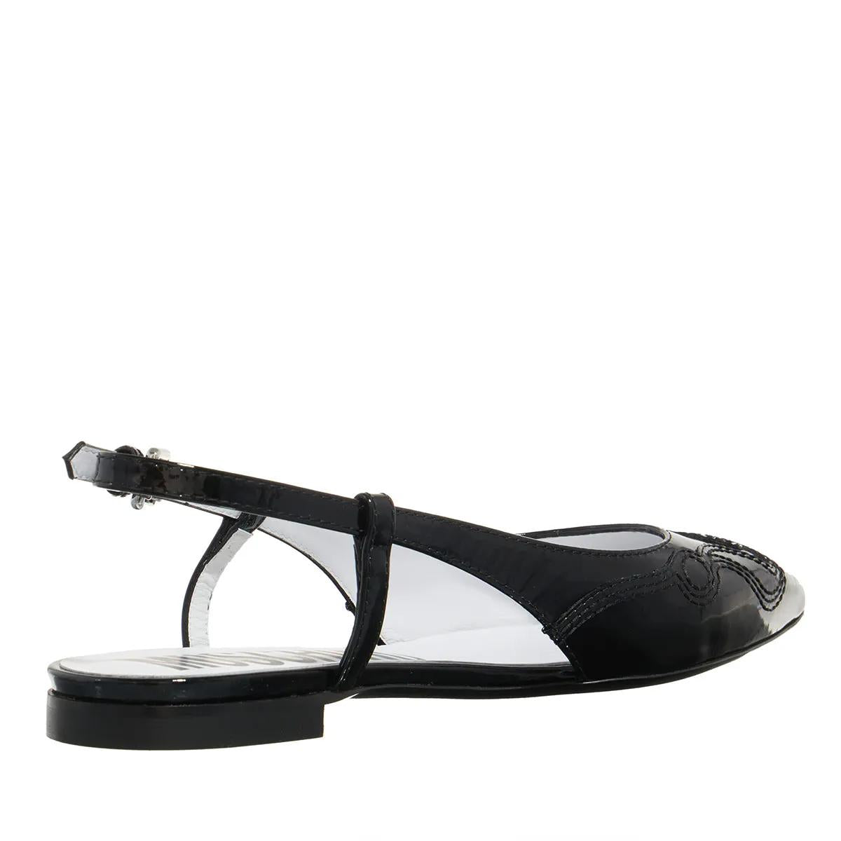 Moschino Zwarte Leren Espadrilles 2001-A0477082_39