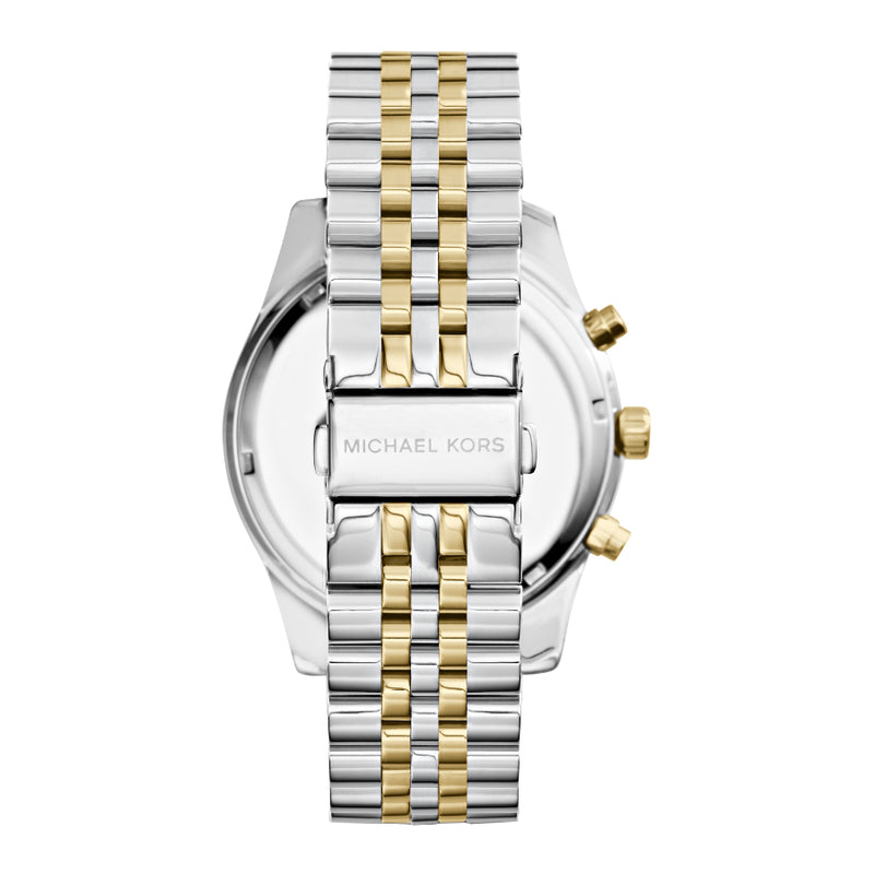 Michael Kors Lexington Hommes Montre Argent MK8344-zoom-
