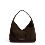 Isabel Bernard Honoré Grace Mini sac à main en suède marron foncé IB21132-131