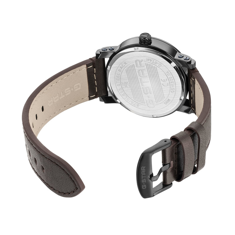 G-STAR Rovic Montre Homme Noire avec Cadran Bleu GSW.509.04-zoom-