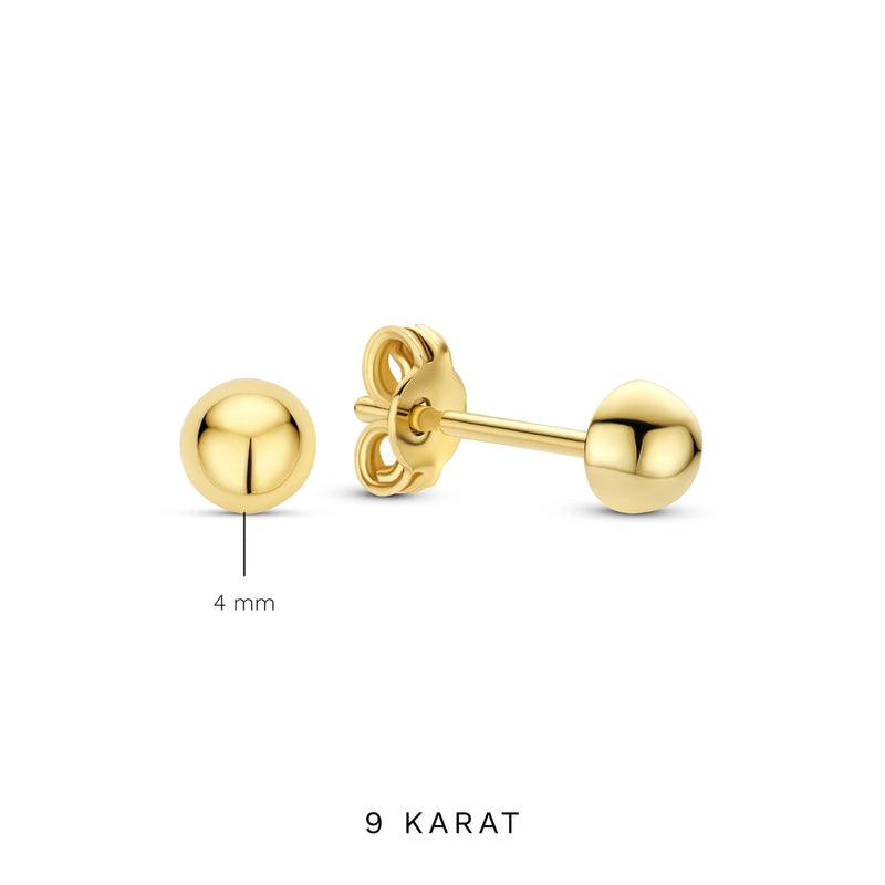 Beloro Jewels Regalo d'Amore ensemble boucles d'oreilles en or 9 carats avec étoiles BO90046-zoom-