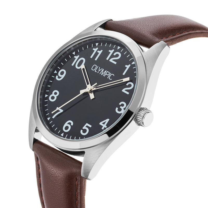 Olympic Marcel Silver Men's Watch OL89HSL062-zoom-