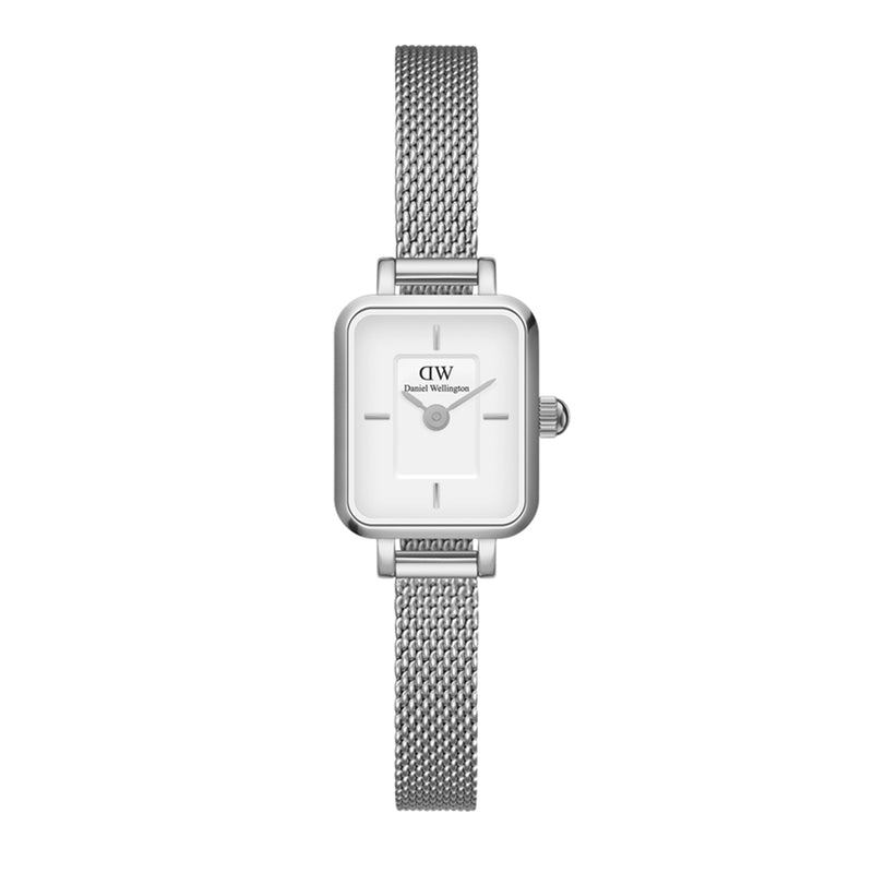 Daniel Wellington Quadro Mini Femmes Montre Argent DW00100726-zoom-