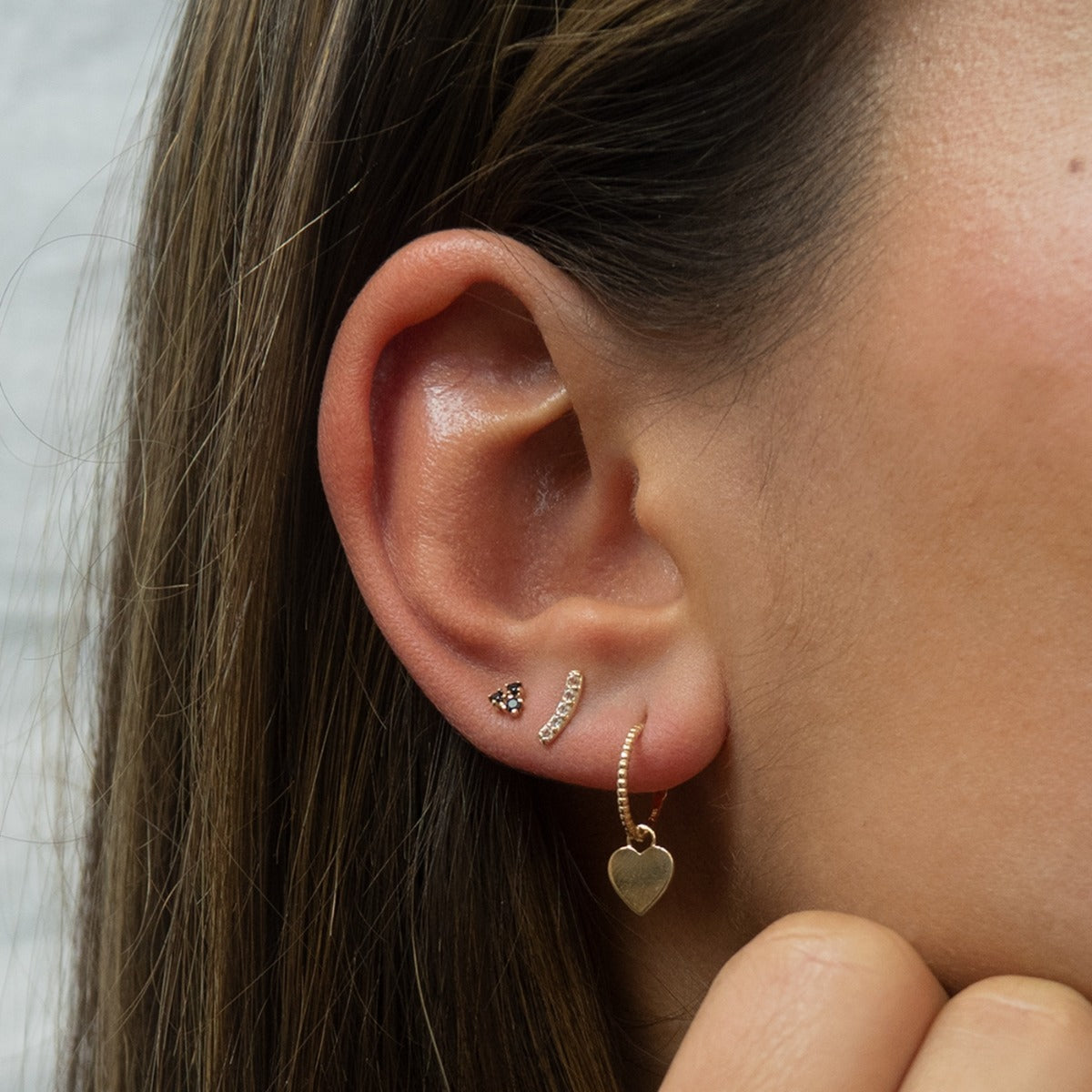 Jackie Gold 14 karat gold Ear Stud JKE22.269