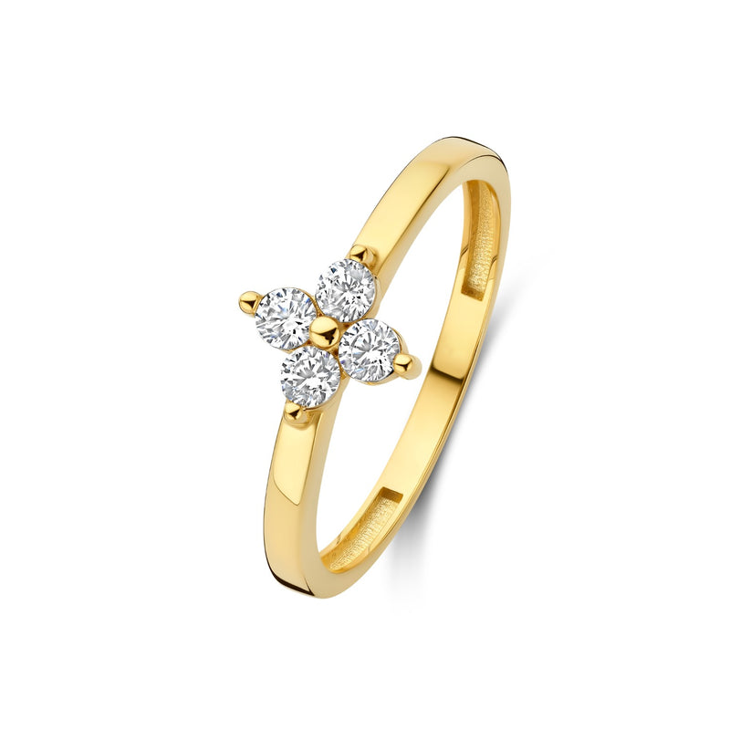 Isabel Bernard Le Marais Audrey Bague en Or 14 Carats avec Pierre de Zirconium IB330114-48-zoom-