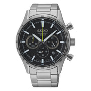 Seiko Chronograph Hommes Montre Argent SSB413P1