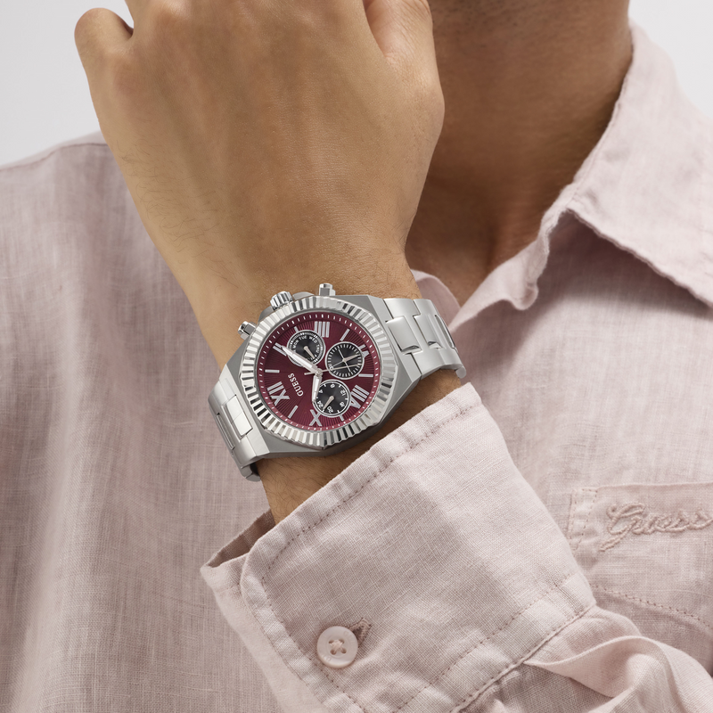 Guess Equity Bordeaux Men's Watch GW0703G7-zoom-