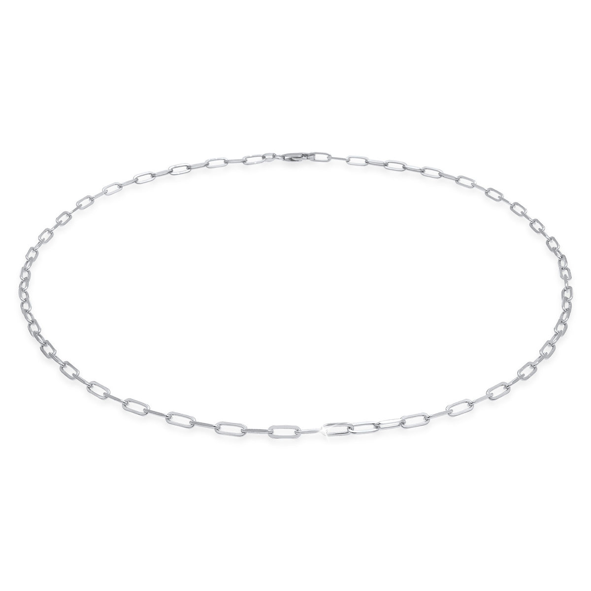 Elli 925 Sterling Silver Link Chain Necklace 2004-BF-0008178-001