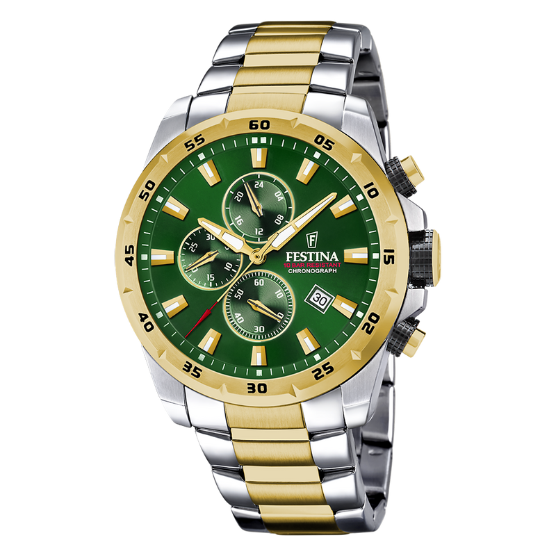 Festina Chrono Sport Hommes Montre Or F20562-3-zoom-
