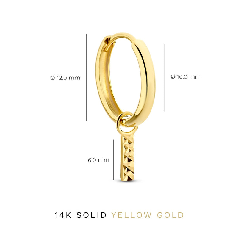 Isabel Bernard Rivoli Femmes Créoles Or 14 carats IB360151-zoom-