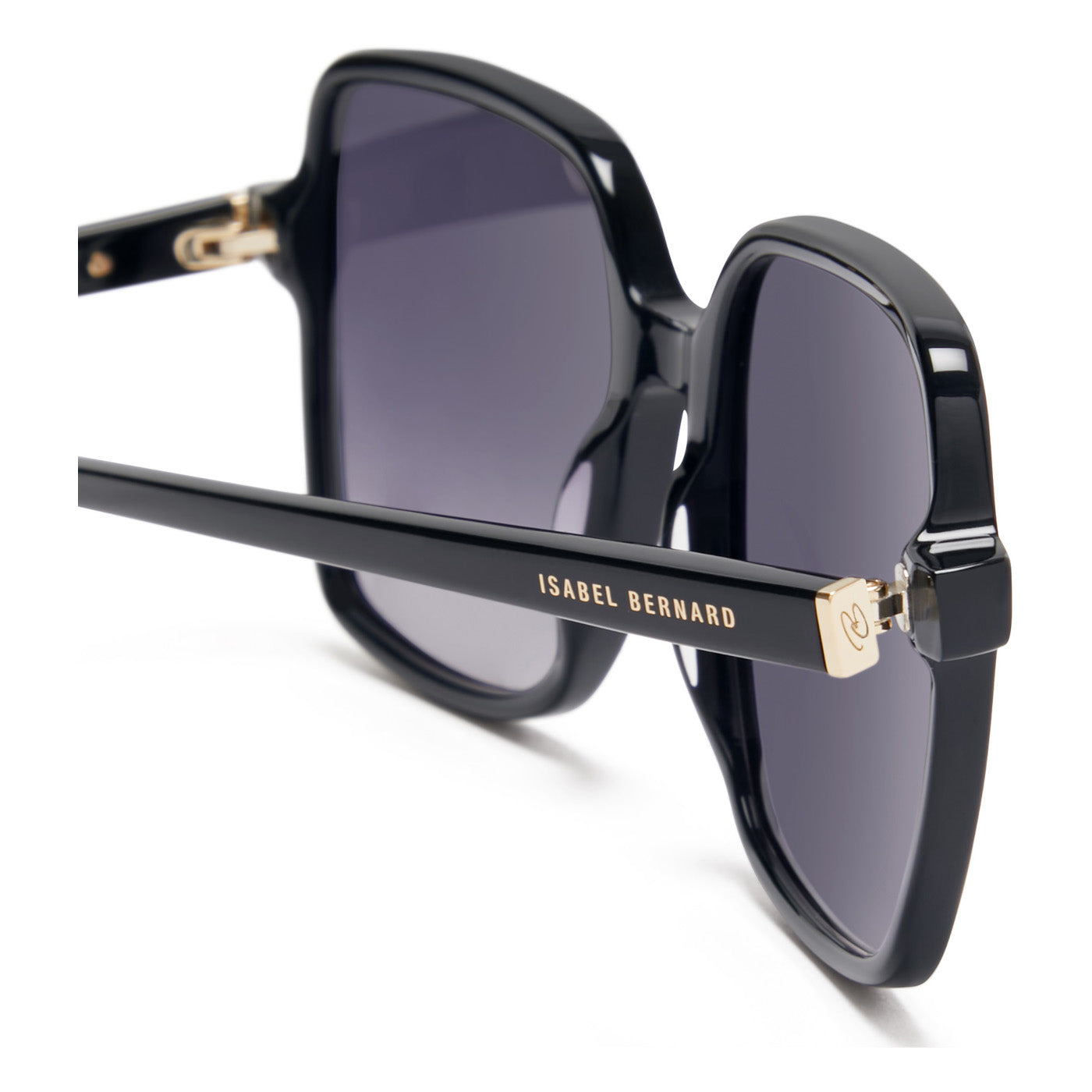 Isabel Bernard La Villette Rene Black Vierkante Sunglasses IB400000-01-01