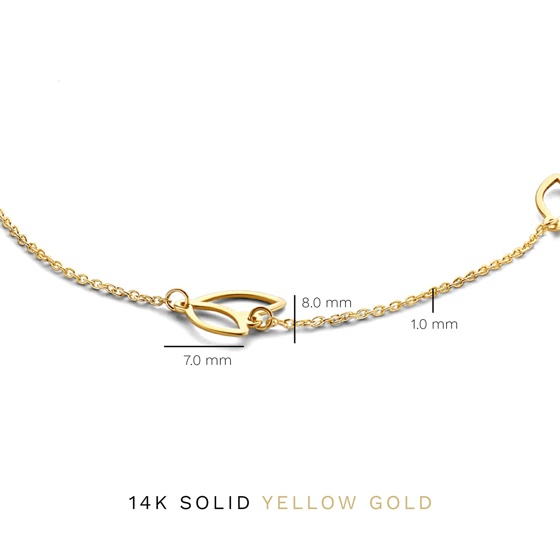 Isabel Bernard Belleville Noémi 14 Carat Golden Bracelet IB320056