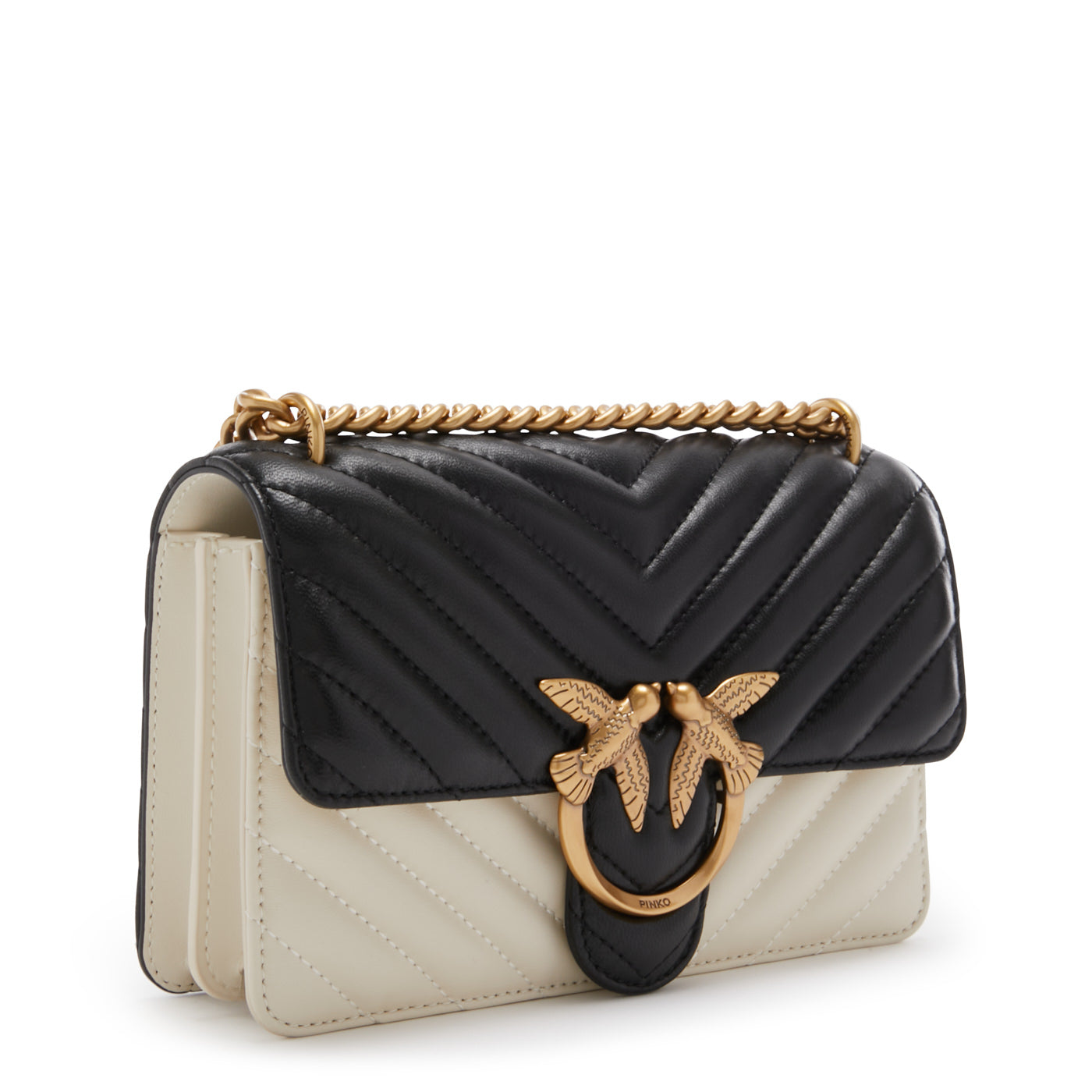 Pinko Love One White Crossbody Bag 100059-A1R3-ZZ2Q