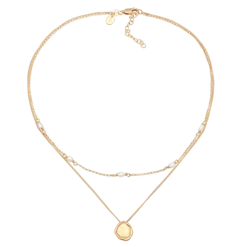 Elli 925 Sterling Silver Layered Choker with Coin 2004-BF-0007940-001-zoom-