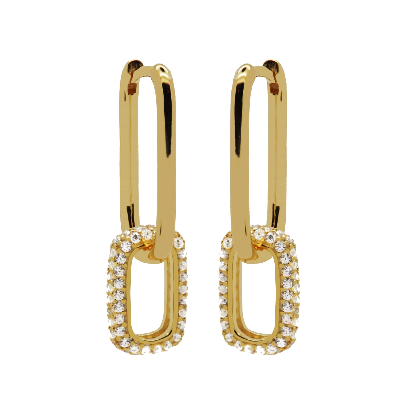 Karma Hoops Gold Hoop Earrings H232GP