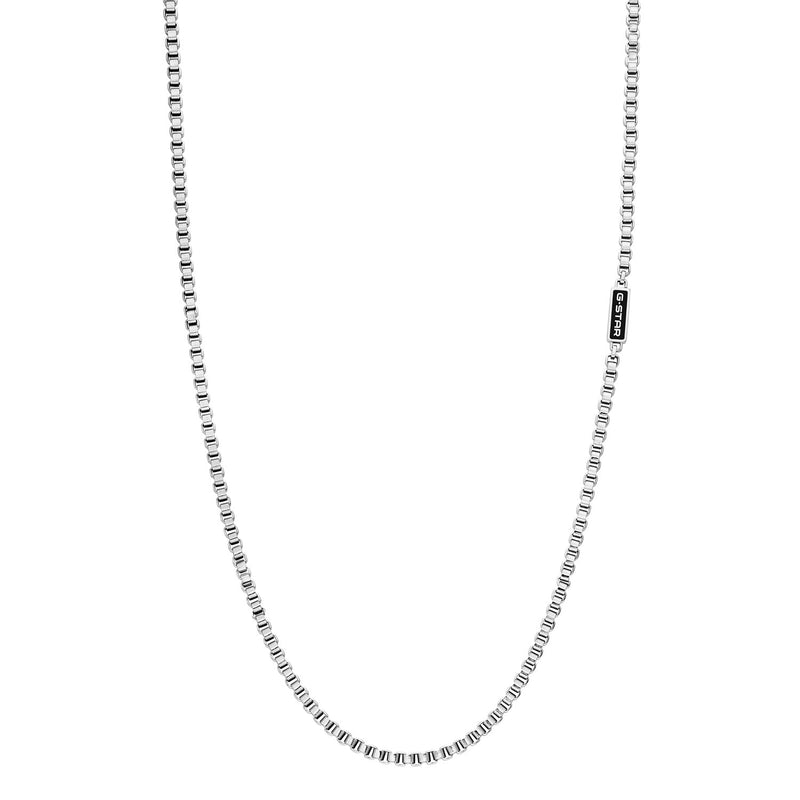 G-Star Floatcore Collier argenté Box Chain GSJ.100.04-zoom-