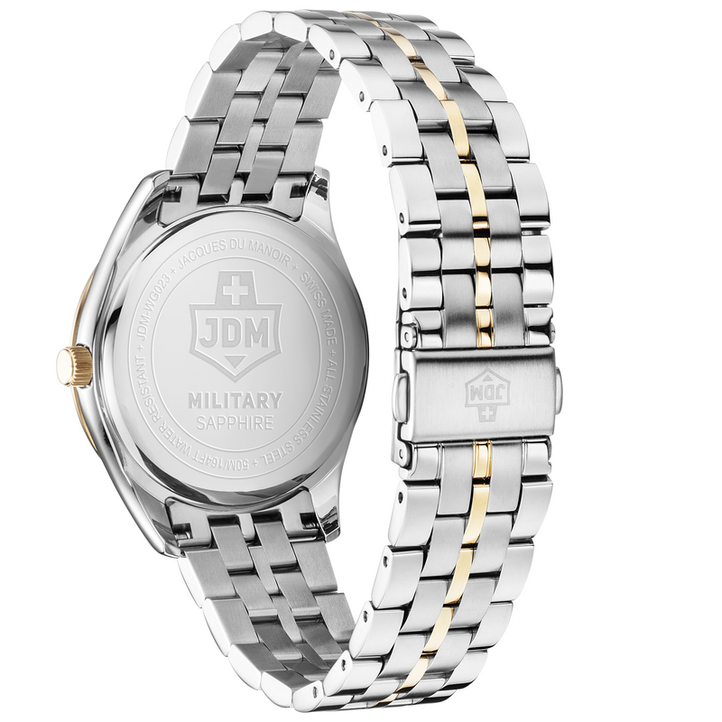JDM Military Interlaken Gents Silver Sunray Men's Watch JDM-WG023-07-zoom-