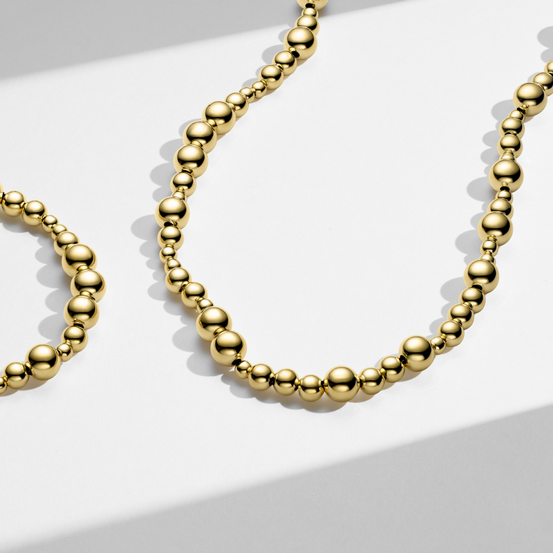 Sif Jakobs Gold Plated Bormio Grande Chain SJ-N2598-YG-zoom-