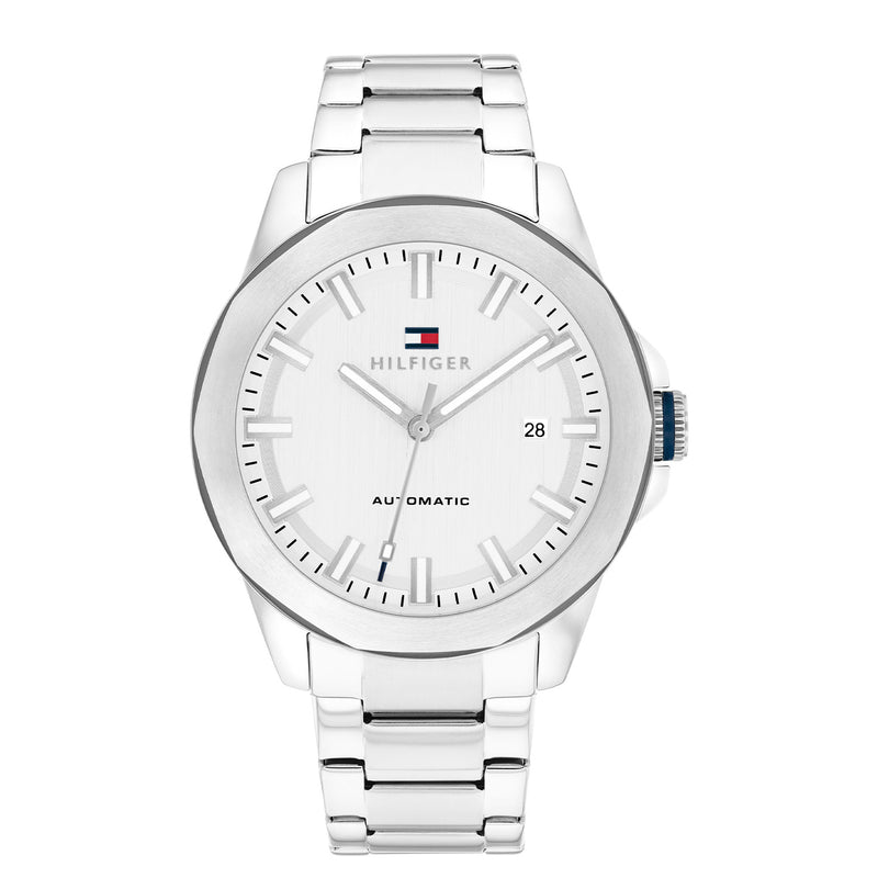 Tommy Hilfiger Lars Montre Automatique Pour Hommes En Argent TH1710695-zoom-