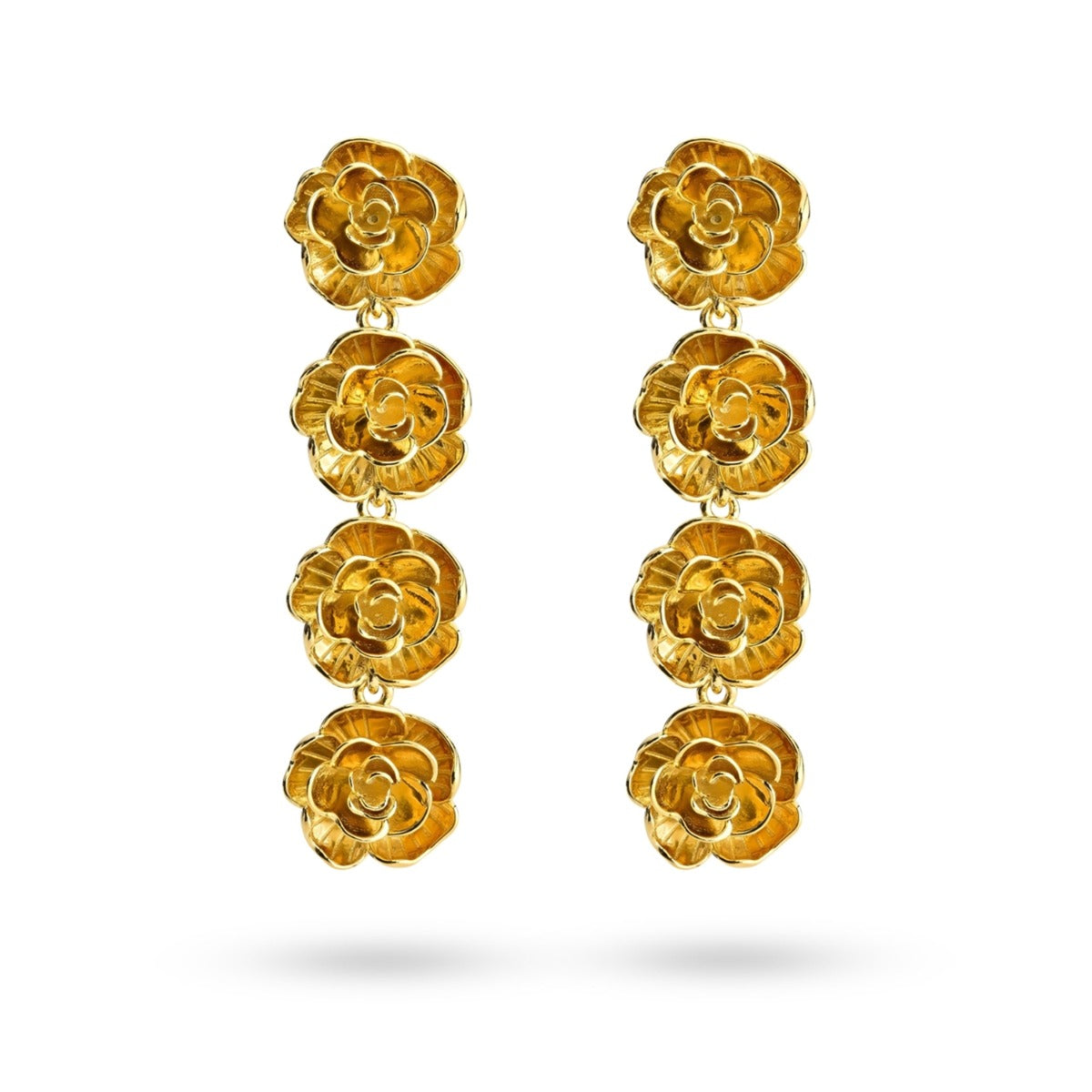 24Kae Gold Earrings 424108Y