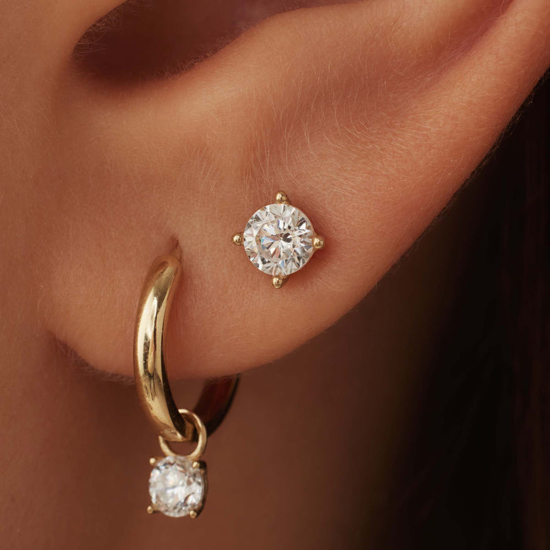 Isabel Bernard Le Marais Boucles d'oreilles Or 14 carats IB360199-zoom-