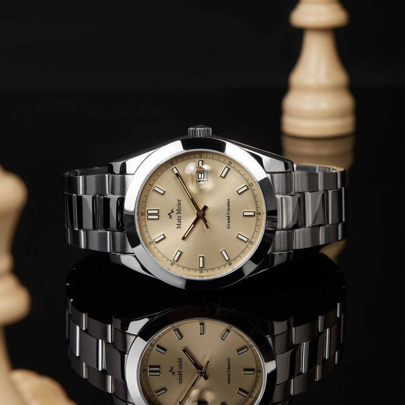 Mats Meier Grand Cornier Hommes Montre Argent MM00519-zoom-