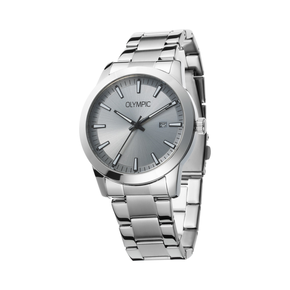 Olympic Frank Grijs Heren Horloge 2002-OL90HSS001