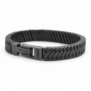 Josh Bracelet Noir 03496-BRA-VB/L-1