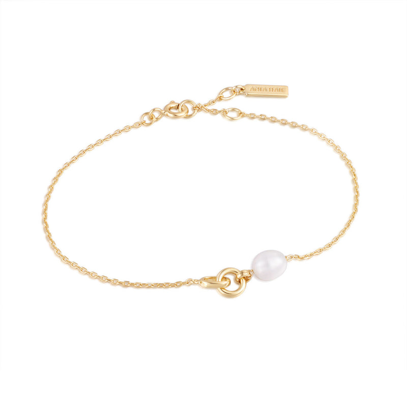 Ania Haie Pearl Power Bracelet Or AH-B043-01G-zoom-