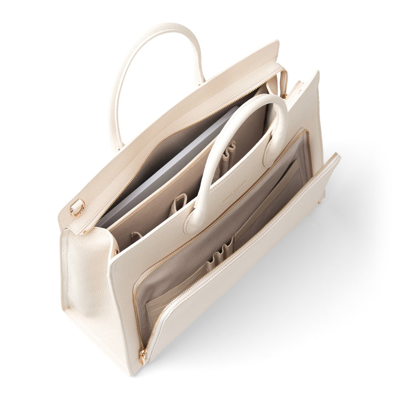 Isabel Bernard Honoré Sac à Main Beige IB25052-zoom-