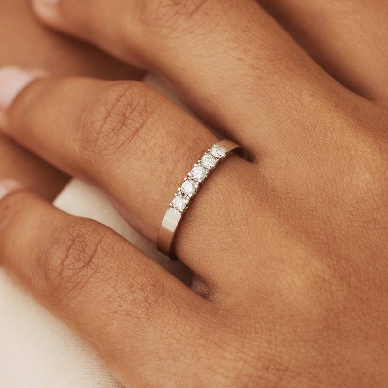 Isabel Bernard De la Paix Femmes Bague Or blanc IBD330019-48-zoom-