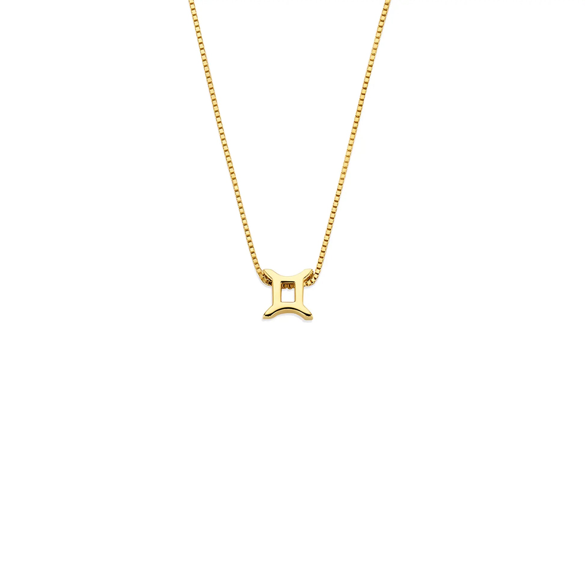 Isabel Bernard Étoiles d’Or Gemini 14 Carat Gold Venetian Necklace With Horoscope IB340180