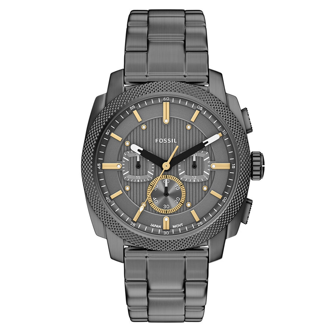 Fossil Machine Round Grey Dial Watch FS6160