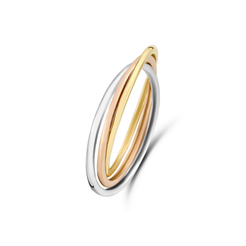 Isabel Bernard Tricolore Maeva 14 Karaat Gouden Ring Met Drie Kleuren Goud IB330039-50-zoom-