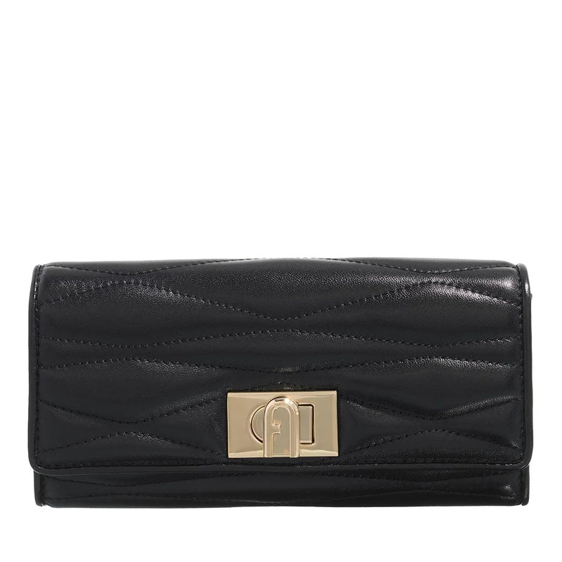 Furla 1927 Black Leather Continental Wallet 2001-A0630112-zoom-
